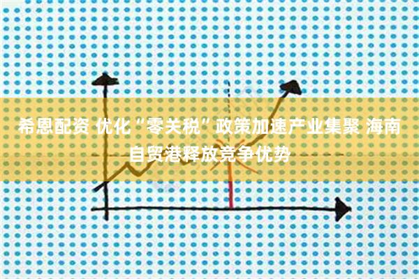 希恩配资 优化“零关税”政策加速产业集聚 海南自贸港释放竞争优势