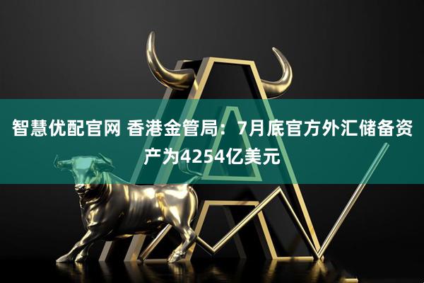 智慧优配官网 香港金管局:7月底官方外汇储备资产为4254亿美元