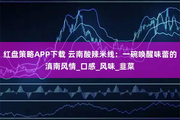红盘策略APP下载 云南酸辣米线：一碗唤醒味蕾的滇南风情_口感_风味_韭菜